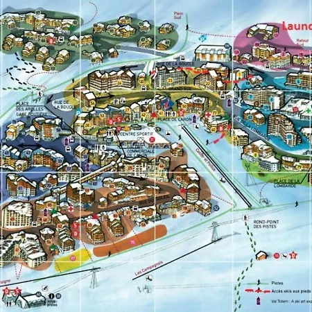 شقة Serac - Location: Confortable Pour 4 Pers, Dans Le De La Station Mae-9117 *